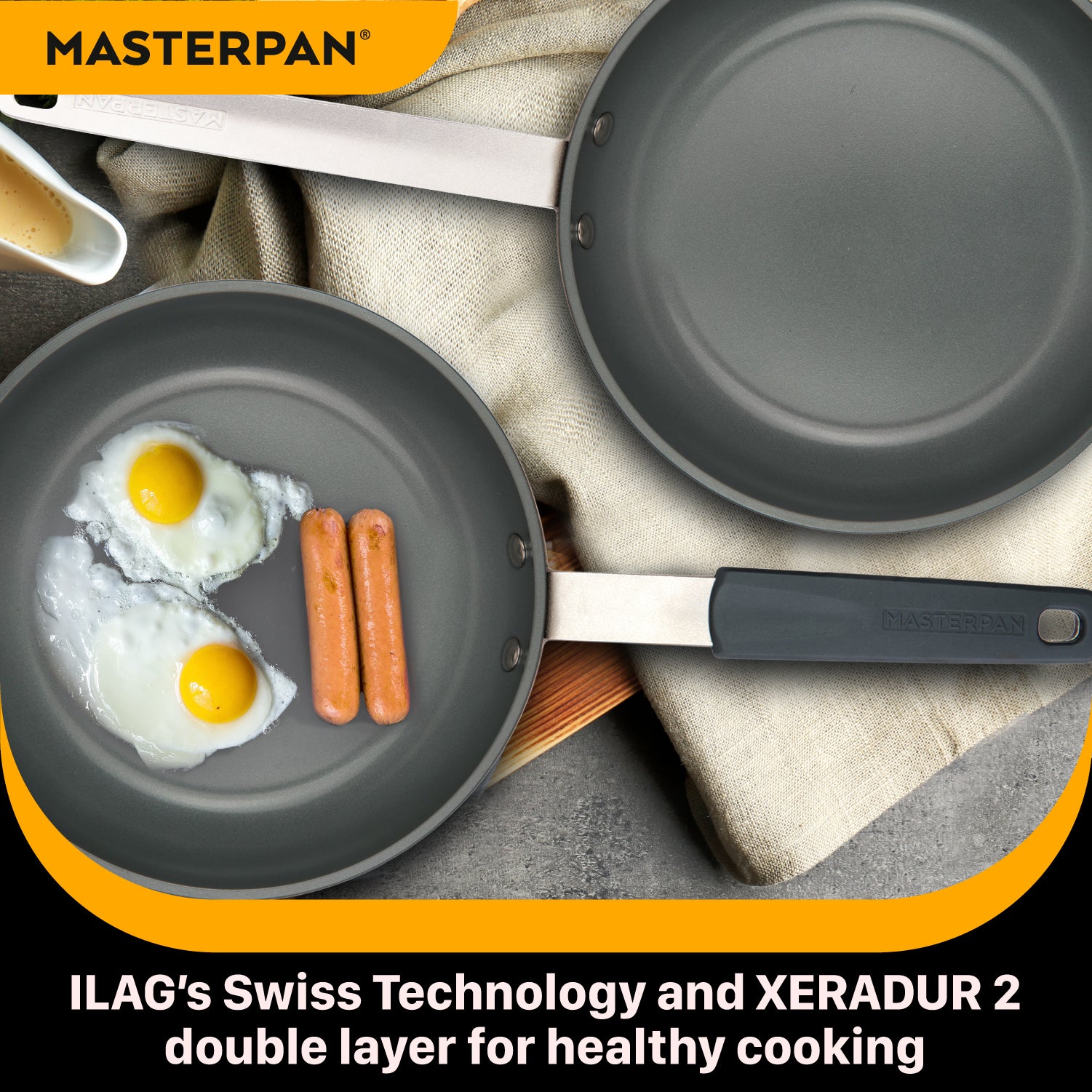 Master Pan 3-Section Non-Stick Skillet – A Full Meal In 1 Pan