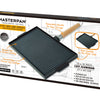 MASTERPAN Nonstick Grill & Griddle Double Sided, 10x15