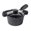 Products 5 QT. STOCK N PASTA POT WITH EASY POUR STRAINER GLASS LID with MasterPan Spoon