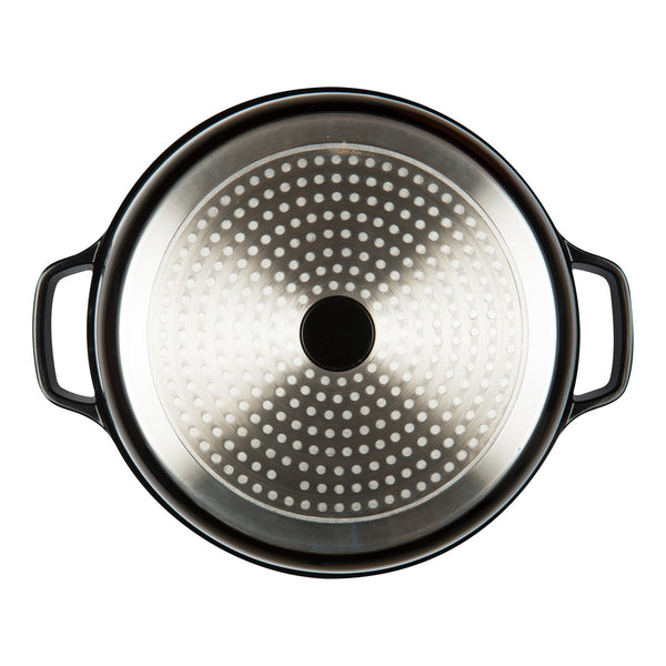 MASTERPAN Nonstick Dutch Oven, Black 7 Qt. 11" (28cm)