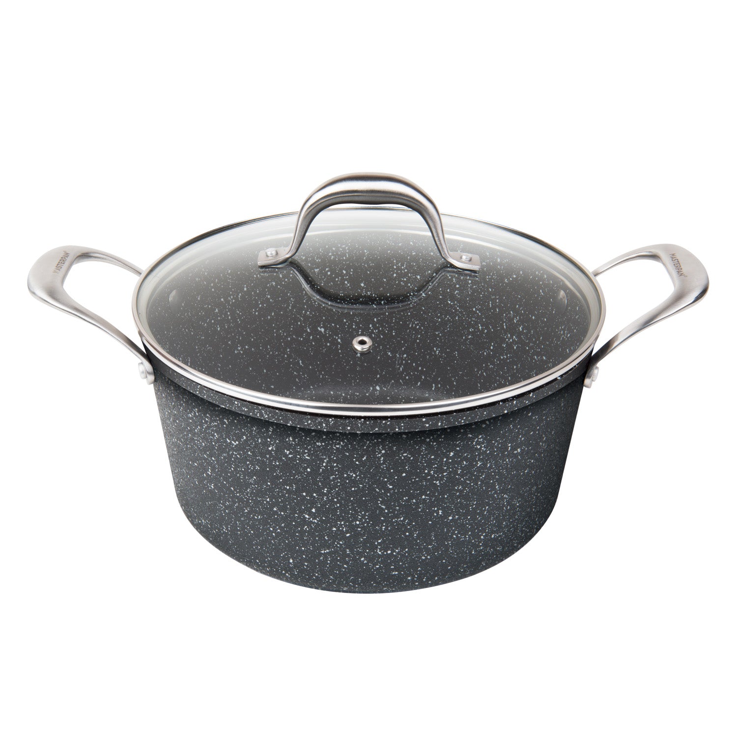 GraniteStone Diamond 5 qt. Aluminum Stock Pot with Lid - Black, Non-Stick,  Dishwasher Safe, Oven Safe, Induction Compatible in the Cooking Pots  department at