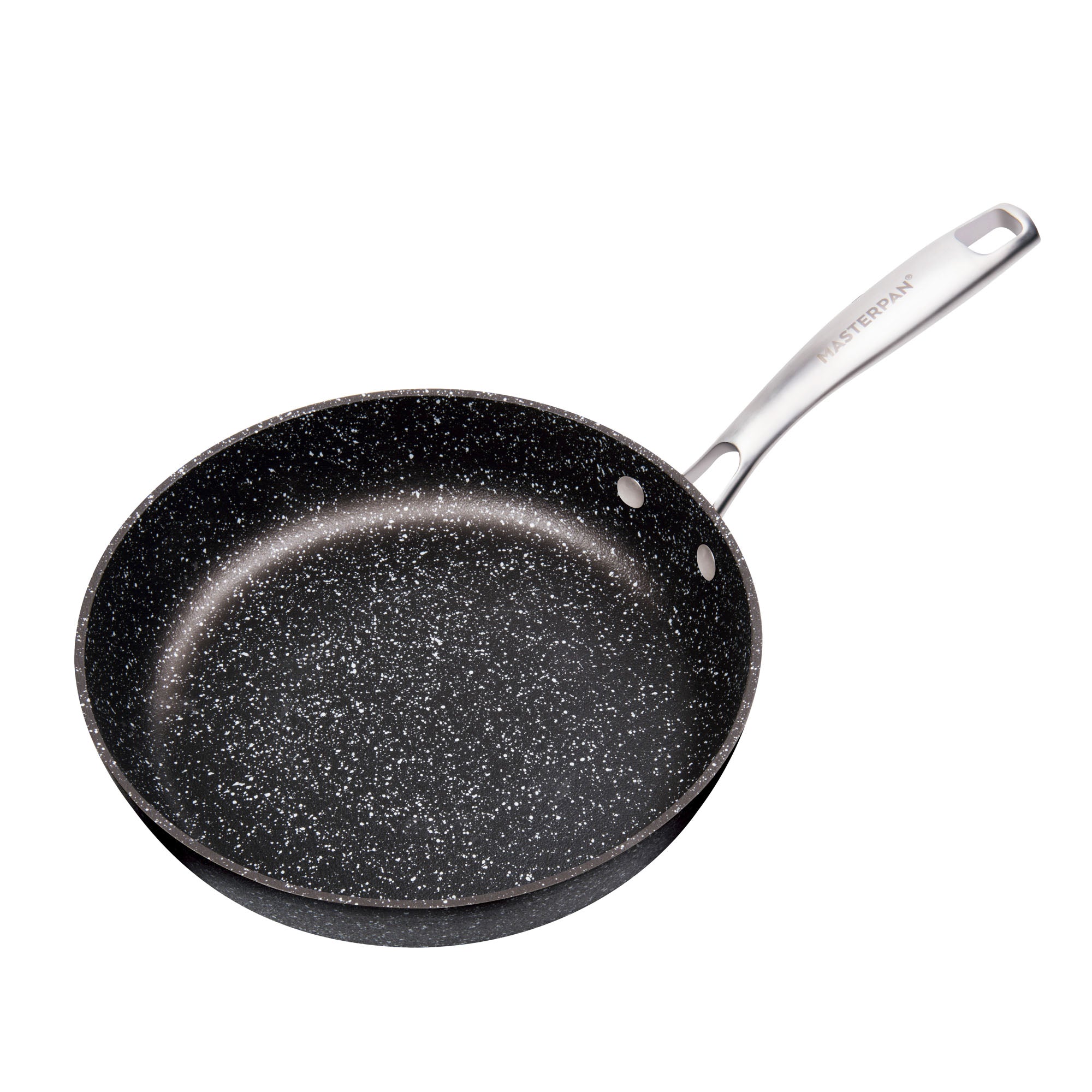 Frying Pan with Lid Non-Stick Granite Small Frying Pan Wok Multifunctional  Easy to Clean for Kitchen 3