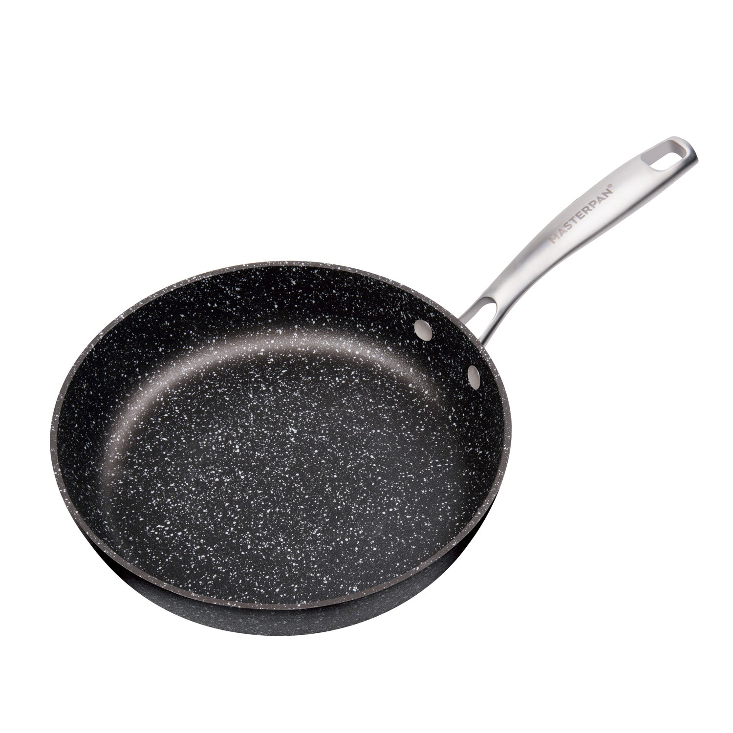 granite fry pan with wooden style