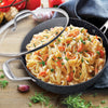 5 QT. SAUTE PAN WITH GLASS LID COOKED PASTA