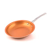 MASTERPAN Ceramic Nonstick Copper Color Frypan & Skillet 2-pc Set, 8 & 9