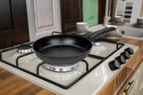 3 PACK BUNDLE - 8" FRY PAN + 9.5" FRY PAN + 11" FRY PAN, WITH BAKELITE HANDLE, CAST ALUMINUM WITH SUPERIOR NON-STICK