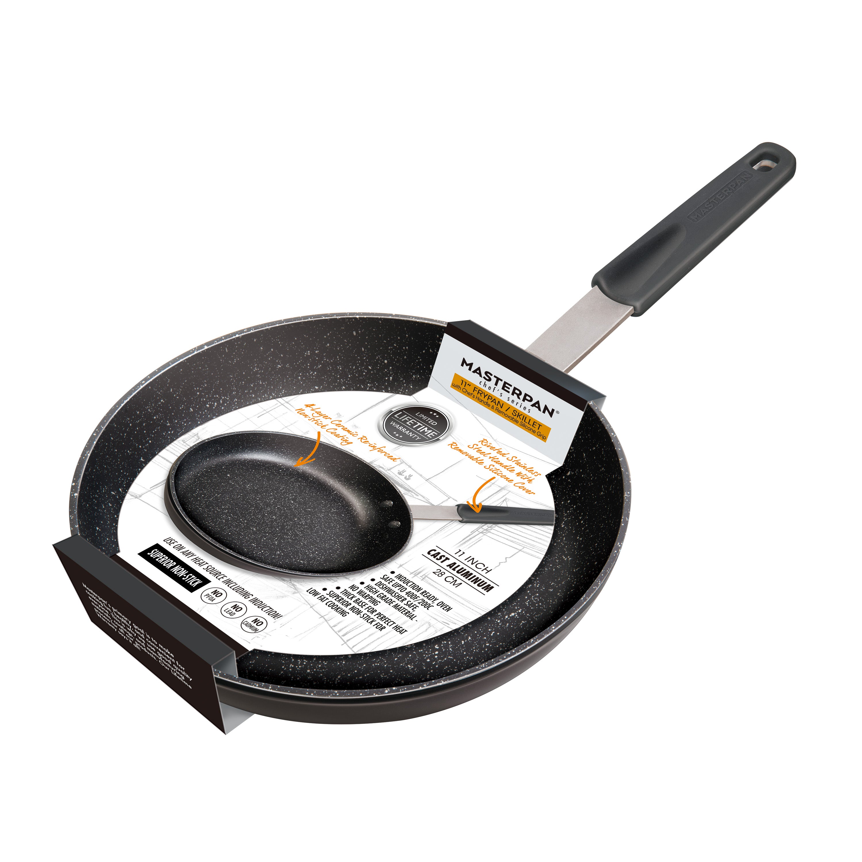 Best All Purpose Frying Pan with Lid, Perfect Frying Pan with Removable  Handle
