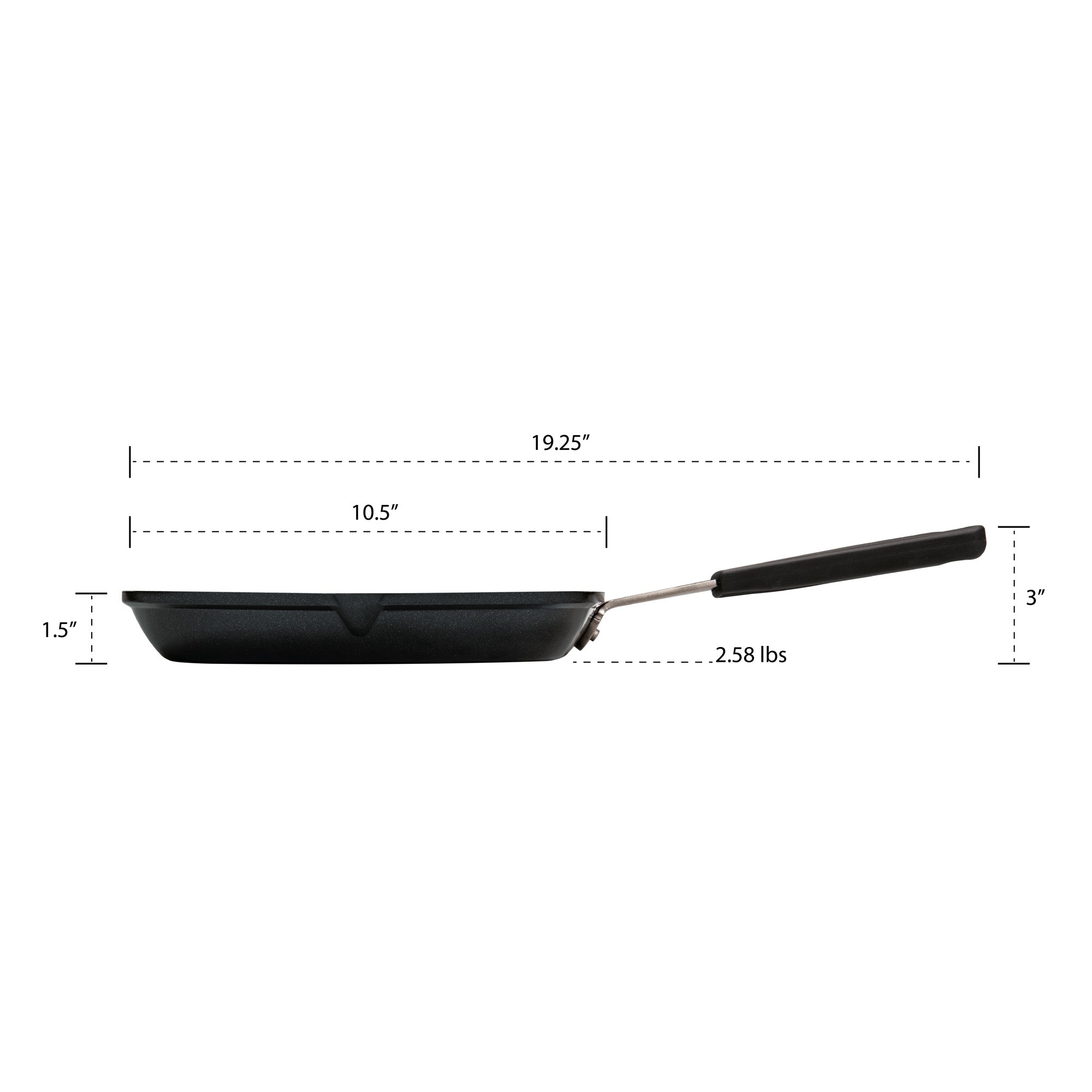 Vinchef Nonstick Grill Pan for Stove tops | 13.0 Skillet, Indoor Induction  Cast-aluminum Grill Pan with Lid and Anti-Scalding Tools, GRANITEC
