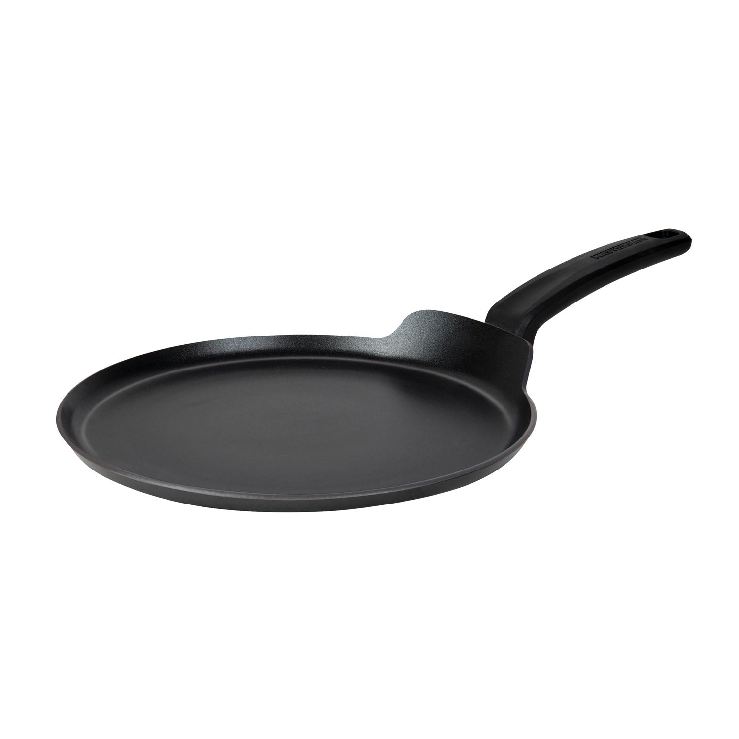 MasterPan 11 in. Crepe Pan & Non-Stick Aluminium Cookware with Bakelite Handle