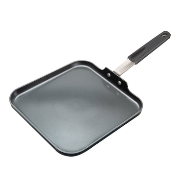 GRIDDLE  PAN / PANCAKE PAN, HEALTHY CERAMIC NON-STICK ALUMINIUM COOKWARE WITH STAINLESS STEEL CHEF’S HANDLE, 11” (28cm)