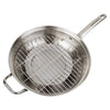 MASTERPAN 4-in-1 Multi-Use Smoker Wok With Stainless Steel Lid, 13
