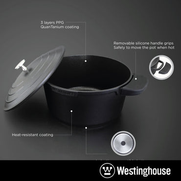 Westinghouse Performance Series Casserole à induction - 28cm - Noir –  Megaprojects